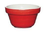 Kitchen Craft Pudding & Prep Bowls Red 15cm 600ml