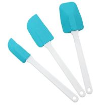 Progressive Rubber Spatula Teal 3 Piece