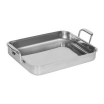 Global Roasting Pan Stainless Steel With Handles 