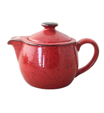 Continental Elements Rustic Red Teapot & Lid 50ml 