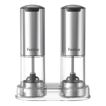 Feelive Electric Stainless Steel Salt & Pepper Grinder