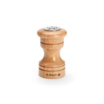 de Buyer Salt Shaker Wood Natural 10 cm 