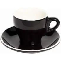Fortis Classic Cappuccino Saucer Black 14cm (Only)