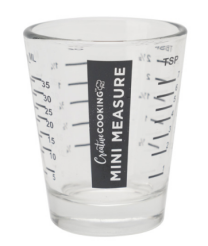 Creative Cooking Mini Measure Shot Glass 6 x 4 x 4cm