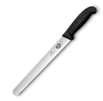 Victorinox Serrated Slicing Knife Black 25cm