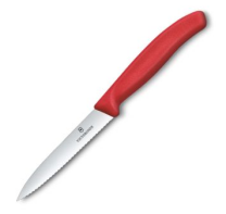 Victorinox Swiss Classic Paring Knife Serrated Red 10cm