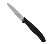 Victorinox Swiss Classic Paring Knife Serrated Black 10cm
