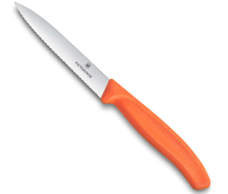 Victorinox Swiss Classic Paring Knife Serrated Orange 10cm