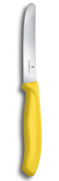 Victorinox Swiss Classic Tomato and Table Knife Serrated Yellow 11cm