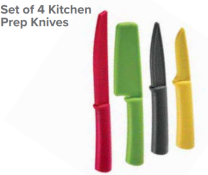 Progressive Kitchen Prep Knives 4 Piece Set 