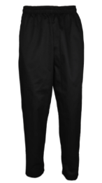 Chefgear Unisex Chef Baggy Trousers Black 2XL