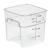 Cambro Polycarbonate Storage Container Square Clear 4L
