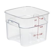 Cambro Polycarbonate Storage Container Square Clear 6L