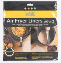 NoStik Air Fryer Liners Set of 2 Piece 22.5x23.5cm