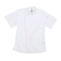 Chef Works Springfield Short Sleeve Chef Coat White – 2XL