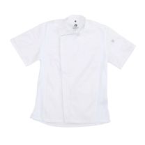 Chef Works Springfield Short Sleeve Chef Coat White Extra Large