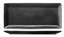 Fortis Tempest Black Rectangular Tray 37 x 16cm