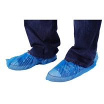 Disposable Plastic Shoe Covers Pack of 100 Blue