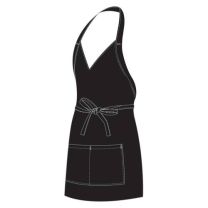 Chefs Uniform Tuxedo Apron Black