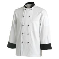 Chefs Uniform Jacket Contrast Long XL