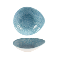 Churchill Raku Round Dish 16cm Topaz Blue