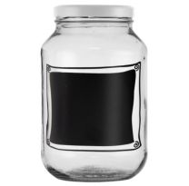 Regent Chalkboard Label Glass Jar 3L