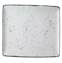 Continental Elements Rustic White Square Plate 26.5cm