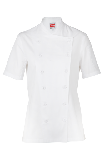 Women's chef coat short sleeve hotsell