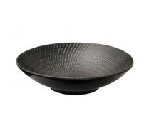 Luzerne Urban Black Swirl Round Bowl