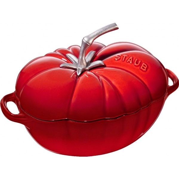 Staub Oval Tomato Cocotte Cherry 25cm