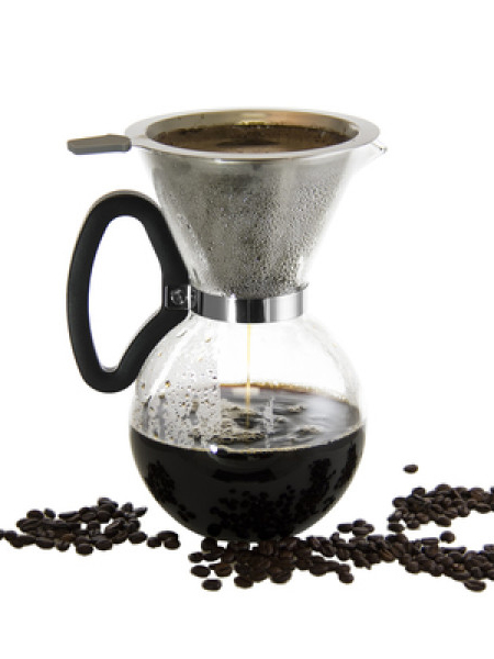 Regent Pour Over Coffee Maker 18/8 Stainless Steel Filter 8 Cup