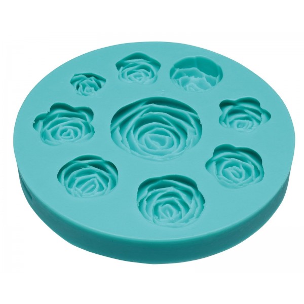 Sweetly Does It Roses Silicone Fondant Mould 10cm
